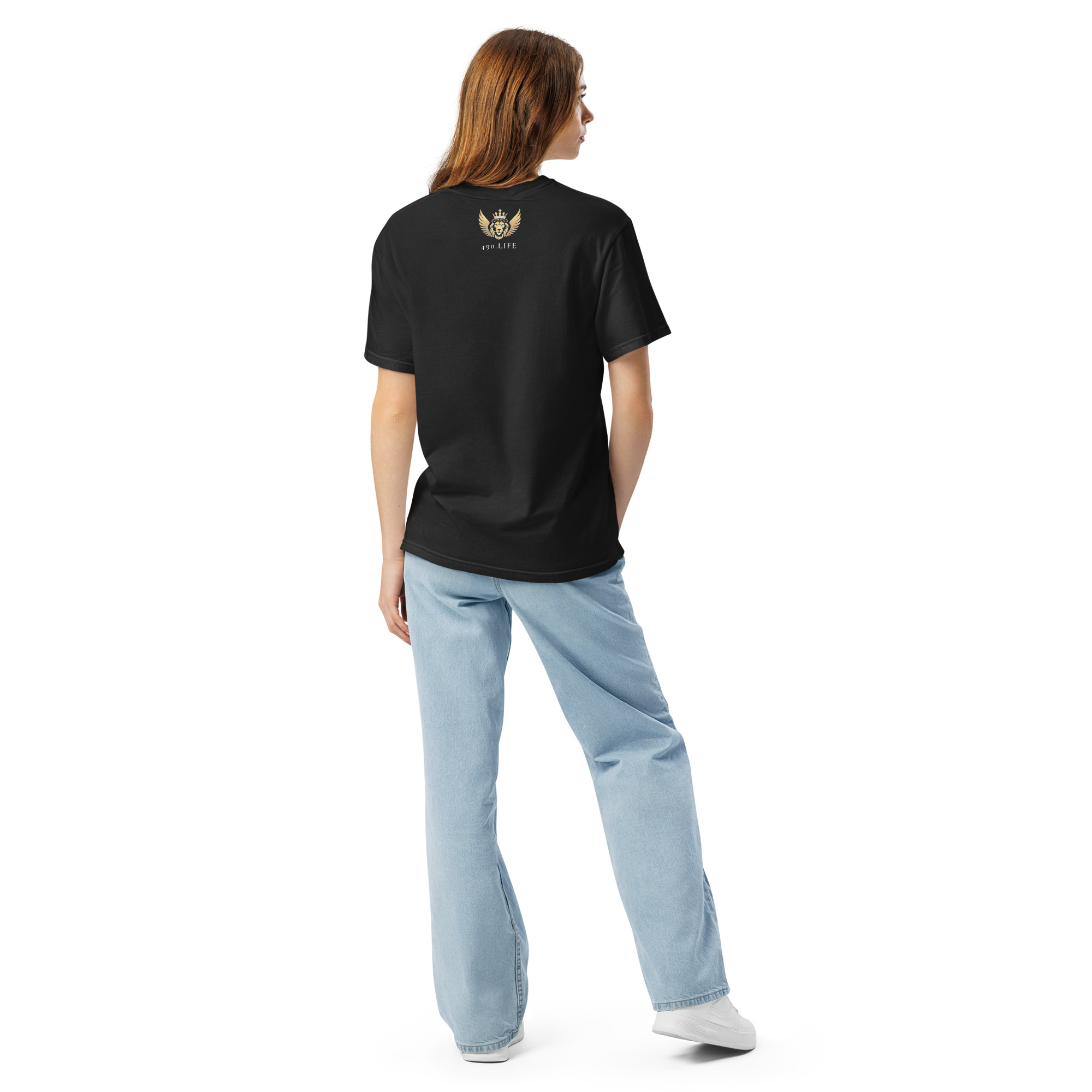Blessed — 490 Signature Tee (Dark) - Image 3