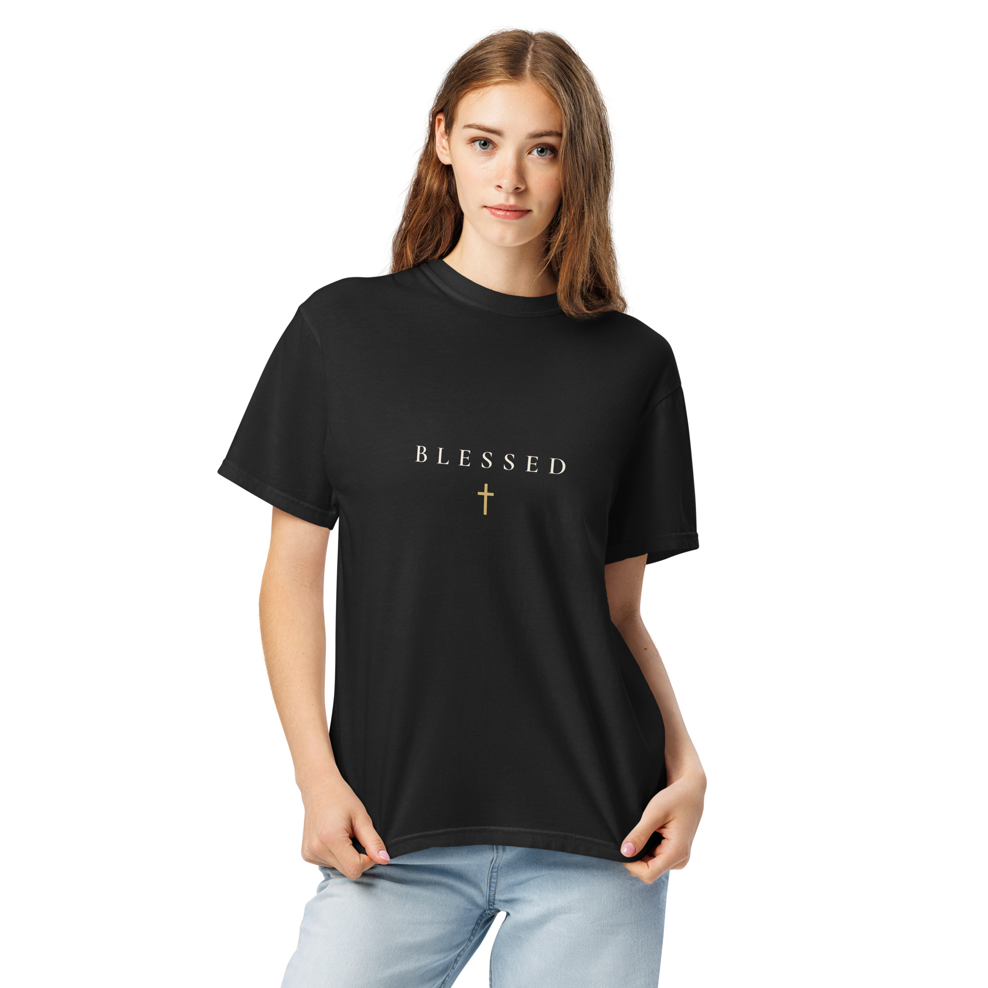 Blessed — 490 Signature Tee (Dark) - Image 2