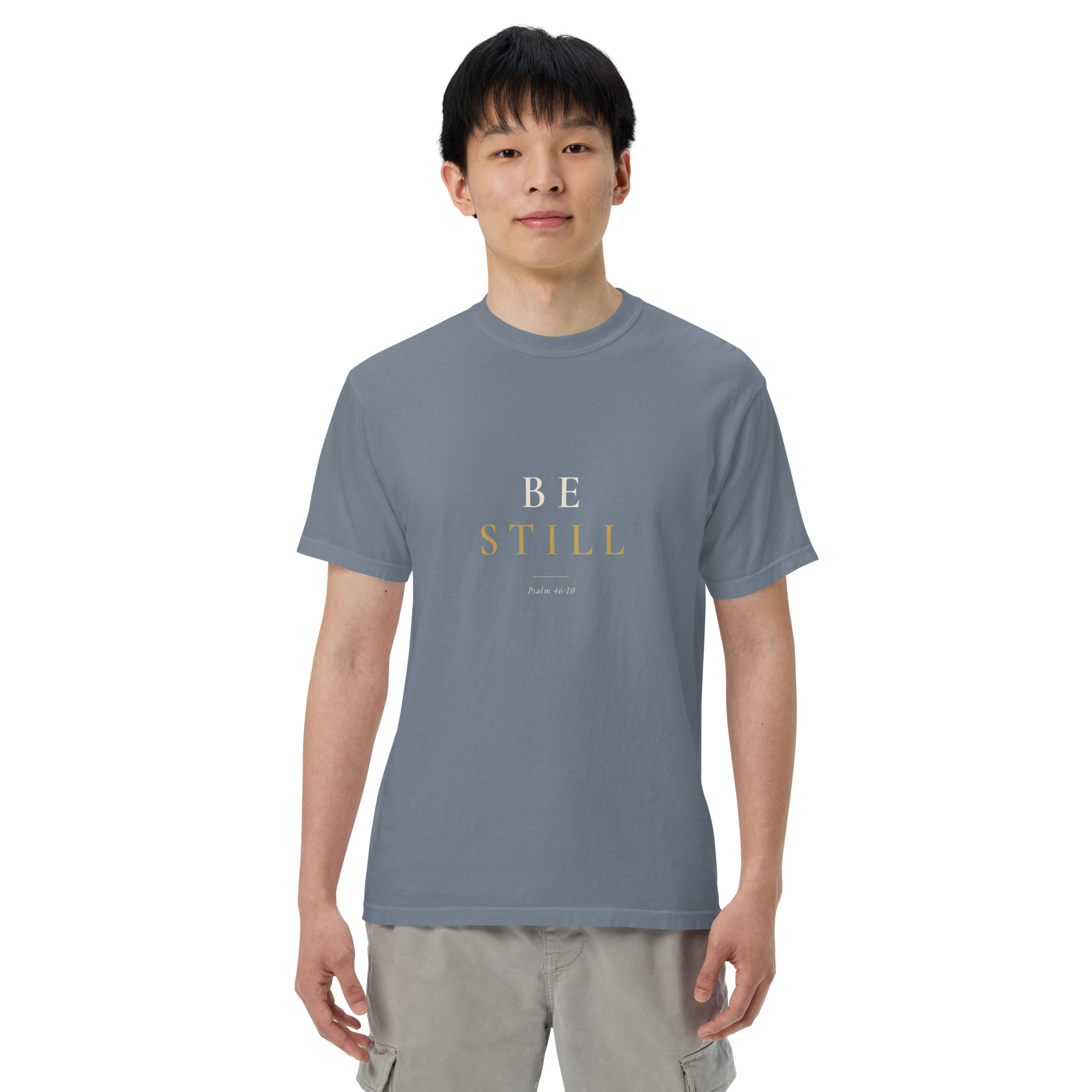 Be Still — 490 Signature Tee (Dark) - Image 7