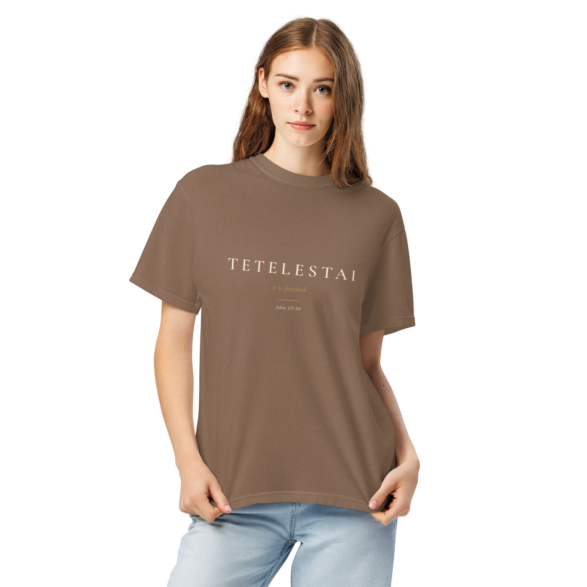 Tetelestai — 490 Signature Tee (Dark) - Image 6