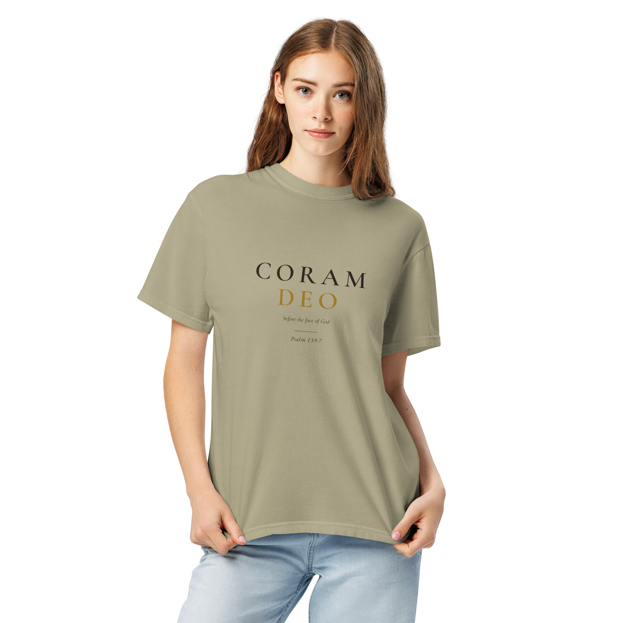 Coram Deo — 490 Signature Tee - Image 2