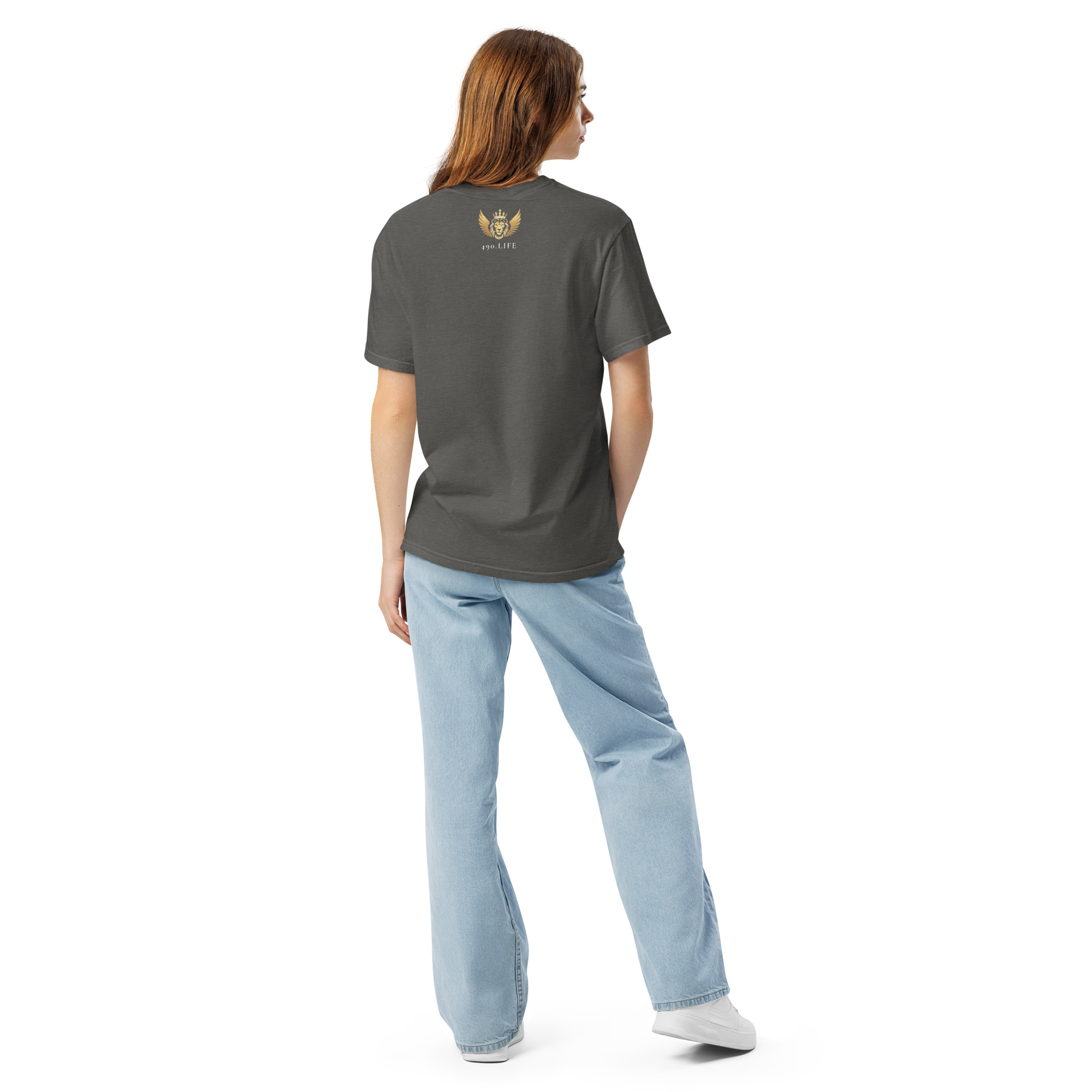 Walk On Water (Results May Vary) — 490 Signature Tee (Dark) - Image 5