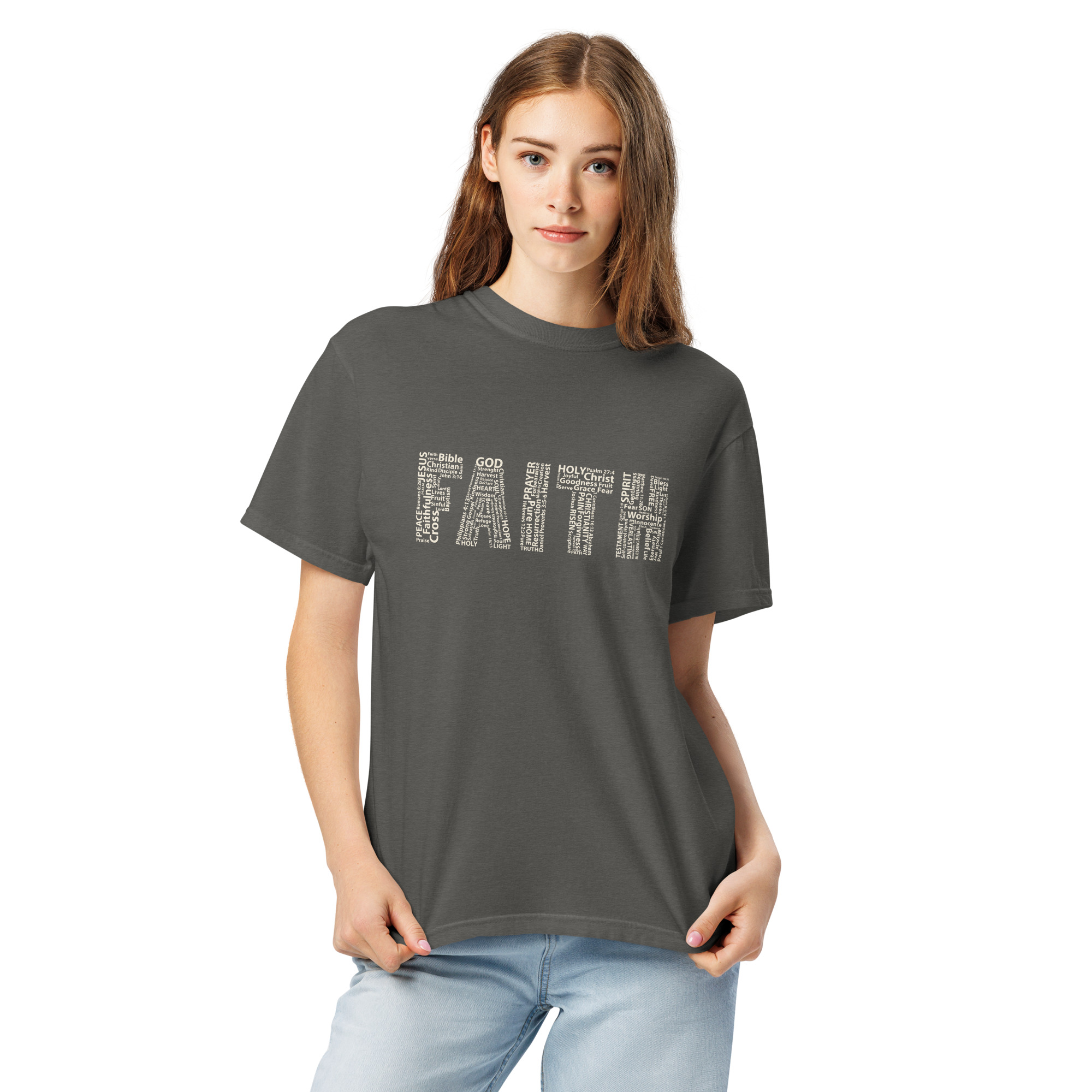 Faith — 490 Signature Tee (Dark) - Image 4