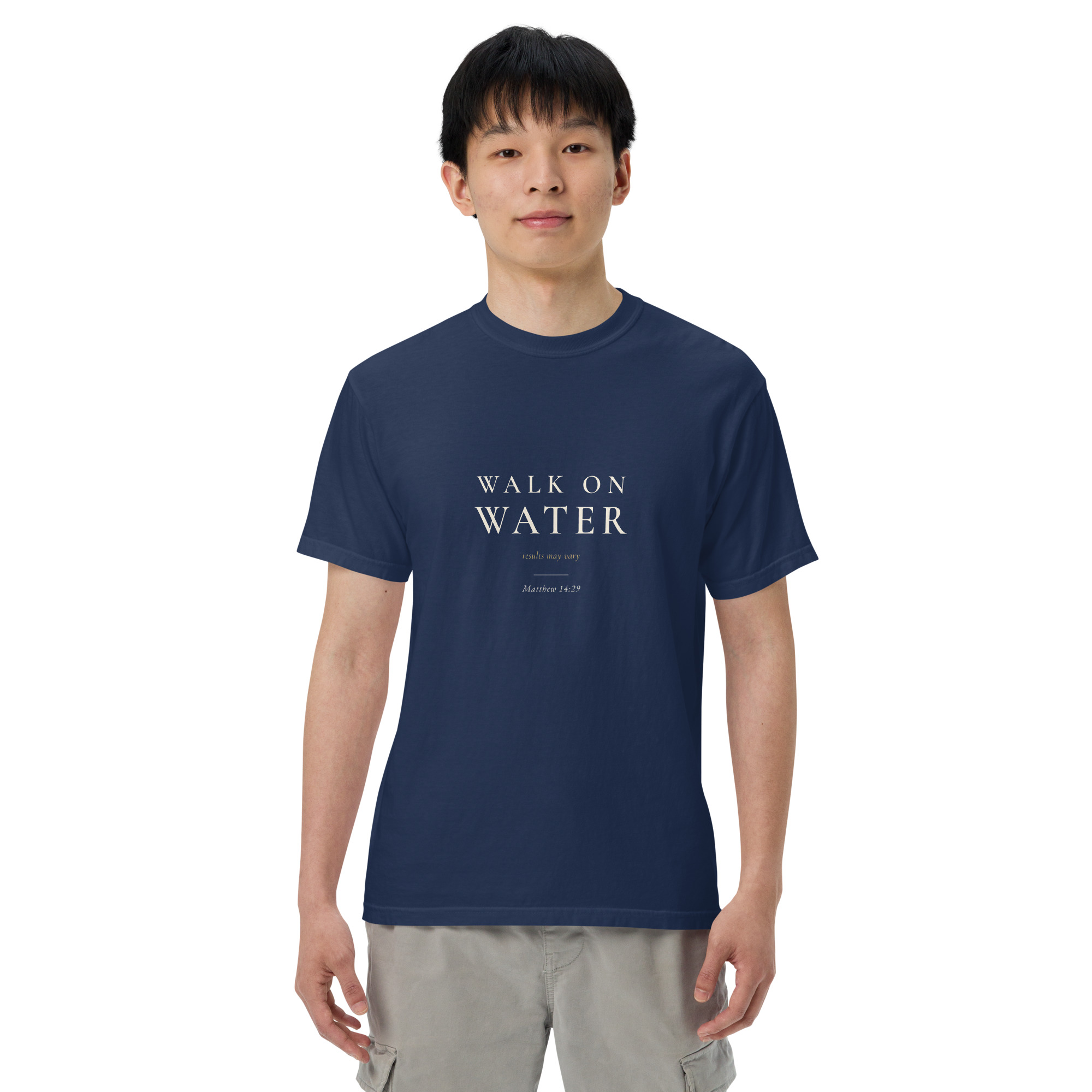 Walk On Water (Results May Vary) — 490 Signature Tee (Dark)