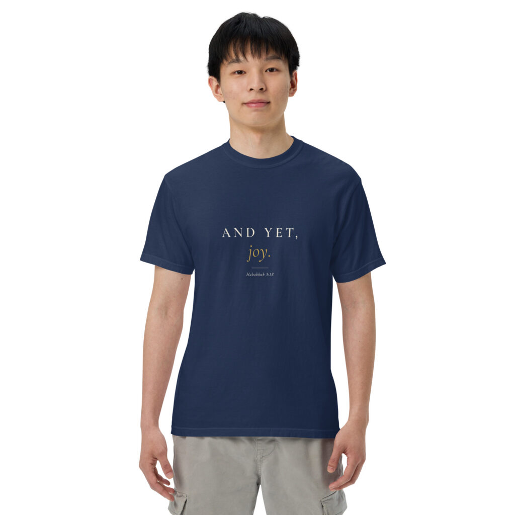 And Yet, Joy. — 490 Signature Tee (Dark)